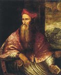 Tiziano, ritratto di Pietro Bembo cardinale, Napoli, Galleria Nazionale di Capodimonte.