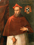 Anonimo del XVII secolo, Ritratto di Marcantonio da Mula cardinale, Città del Vaticano, Quadreria della Biblioteca Vaticana.