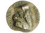 Fusione da Danese Cattaneo, medaglia di Pietro Bembo uniface, bronzo, Venezia, Museo Correr.