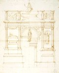 Palladio, Progetto per la controfacciata della chiesa di San Francesco della Vigna con i monumenti funerari Grimani, Vicenza, Musei civici, Pinacoteca di Palazzo Chiericati.