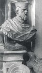 Giuseppe Torretto, Antonio Tarsia, Busto di Francesco Corner senior cardinale, chiesa di San Nicola di Tolentino, Venezia, part. monumento funebre Corner.